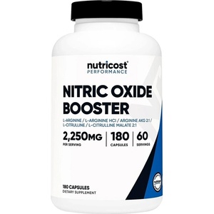 Nutricost Енергия и издръжливост - Азотен Оксид Бустер, 750 mg х 180 капсули (67331 (401101) NC)
