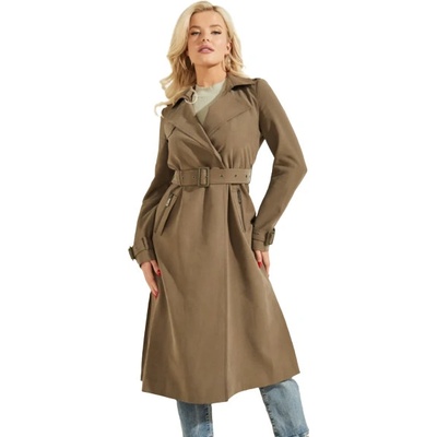 Guess Stefania Longline Trench zelený