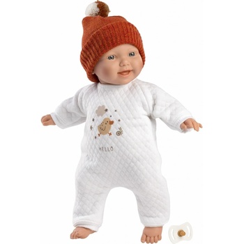 Llorens 63303 LITTLE BABY realistická bábätko s mäkkým látkovým telom 32 cm