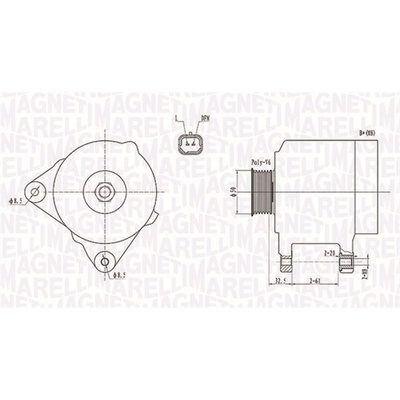 Generátor MAGNETI MARELLI 063731824010