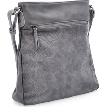 Indee crossbody kabelka s mandalou 6280 tm.šedá