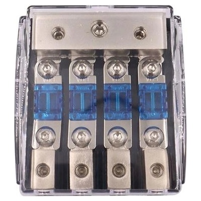 Distribuční blok pro 4 pojistky MIDI nebo ANL MINI /pojistkový držák/ – Zboží Mobilmania
