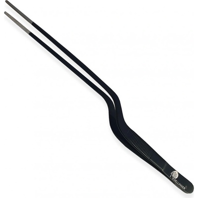 multifunkční zahnutá pinzeta pro kuchaře Dellinger Black 210 mm