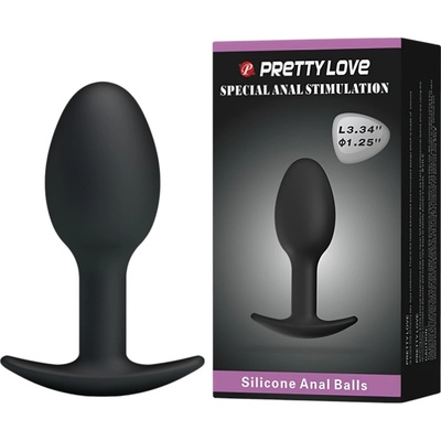 Pretty Love - анално дилдо (черно)