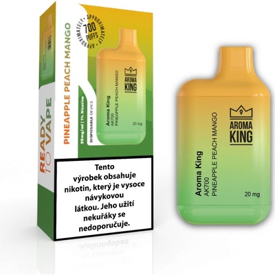 Aroma King AK Mini Pineapple Peach Mango 20 mg 700 potáhnutí – Zboží Dáma