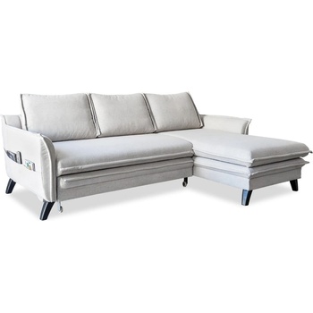 Miuform Светлобежов ъглов разтегателен диван, десен ъгъл Charming Charlie - Miuform (Charming Charlie 2QL-LCBKR lin1)