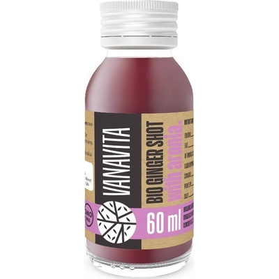 VanaVita Bio Ginger shot with Arónia 60 ml