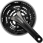 SHIMANO Shimano, , fc-t611-l, deore, 170mm 2-pcs fc, 44x32x24t w/cg, chain case compatible, w/bb, black (cr1065)