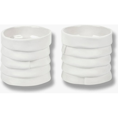 Porcelánové svietniky v súprave 2 ks Ribbon – Mette Ditmer Denmark