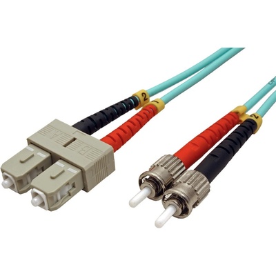 EFB O7353.20 Optický patch, ST-SC 50/125 (multi mode), 3mm, duplex, OM3, LSOH, 20m