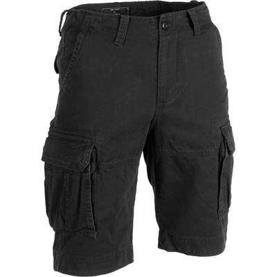 SHORT US VINTAGE SPRANÉ ČIERNA