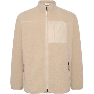 KnowledgeCotton Apparel Мъжко поларено яке KnowledgeCotton Apparel Everyday Adv. Nordic Light Zip FL Fleece jacket - Light Feather Gray - размер XL (005-6707-0214)