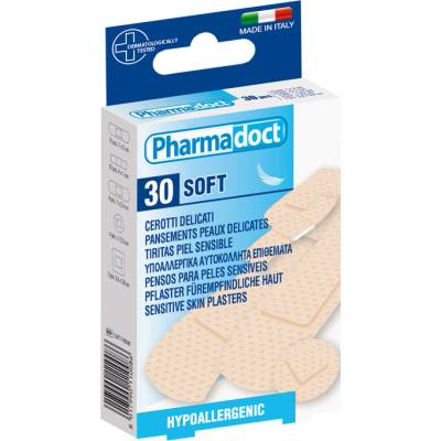 Pharmadoct Soft náplasti pre citlivú pokožku 30 ks