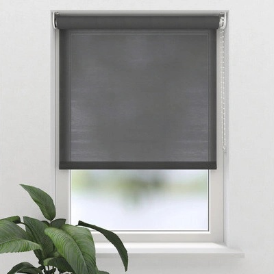 SOLUNA Roleta T21 antracitová priehľadná 60x190 cm