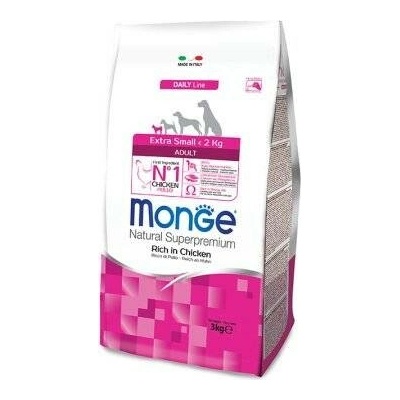 Monge Dog Extra Mini Adult Kuře rýže 3 kg