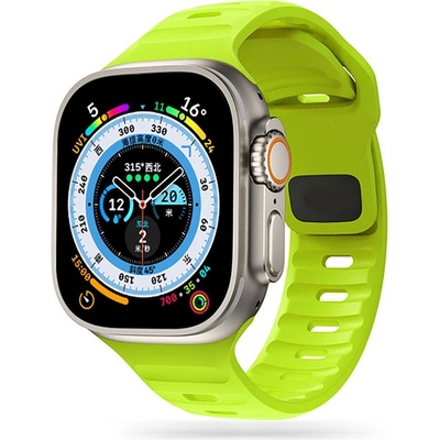 Tech-Protect Силиконова каишка за часовник Apple Watch 4/5/6/7/8/9/SE/Ultra (44/45/49 mm) от Tech-Protect IconBand Line - Lime (9490713934838)