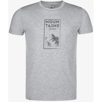 Kilpi Светлосива мъжка функционална тениска Kilpi GAROVE-M Kilpi | Siv | МЪЖЕ | XS