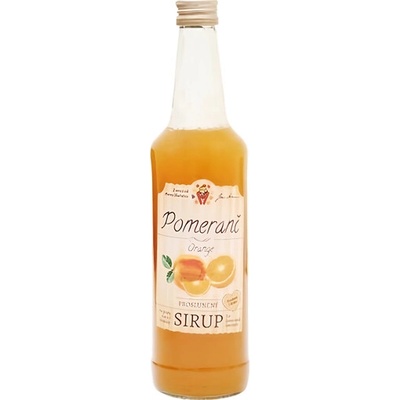 Jan Blahovec Hýskovský sirup Pomeranč 0,6 l