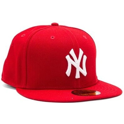 New Era MLB Basic 59FIFTY NY Yankees Scarlet White