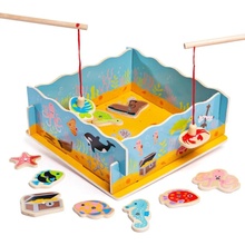 Bigjigs Toys magnetické chytání rybiček moře