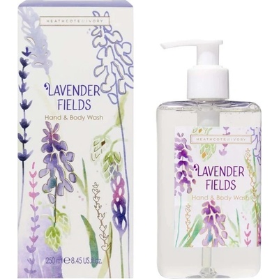 Healthcote & Ivory Lavender Fields mycí gel na tělo a ruce 250 ml
