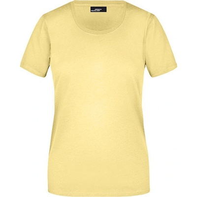 James & Nicholson Dámské triko JN901 Light Yellow
