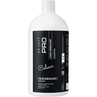 Dr Lucy Black & Silver šampon pro tmavou srst pro psy 1 l