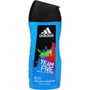 Sprchové gely Adidas Team Five Men sprchový gel 250 ml