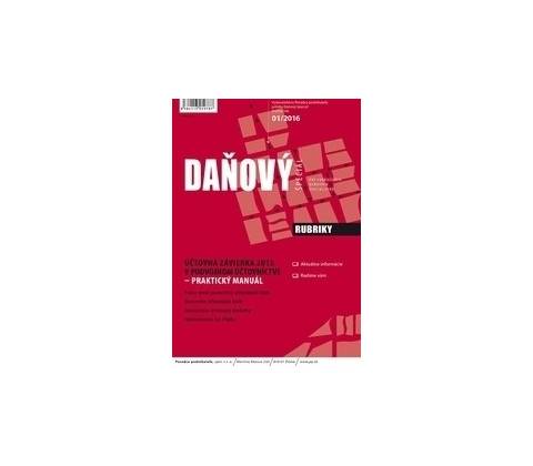 Daňový špeciál 1-2016 -