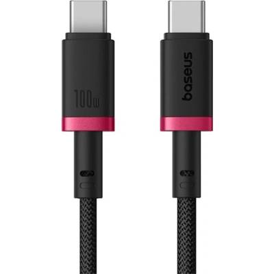 Baseus P10377803U01-01 USB-C/USB-C, 100W, 1m, černý, červený