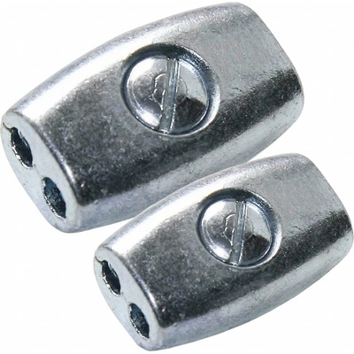 Spojka na lanko pro elektrický ohradník, pozinkovaná - do 2,5 mm