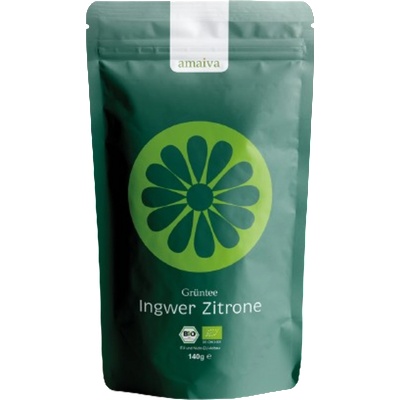 Amaiva Джинджифил Лимон - Био зелен чай - 140 г