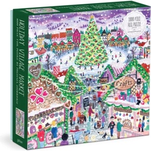 Michael Storrings Holiday Village Market 1000pc Foil Puzzle in Square Box (ISBN: 9780735387058)