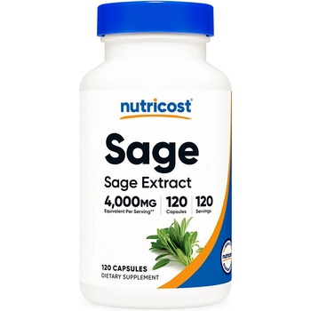 Nutricost Салвия (градински чай) 400 mg 120 капсули | Nutricost (57650 (800101) NC)