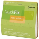 Plum Превръзка за рани "Quick Fix", 45 броя, водоустойчива, PLUM 5511/GANPL5511 (5511/GANPL5511)