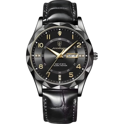 Poedagar Часовник poedagar el-35017 - Черен kp35017 (el-35017)