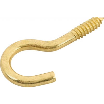 Hák na prádelní šňůru zlatý, pr. 5,2 mm x 60 mm, 4 ks