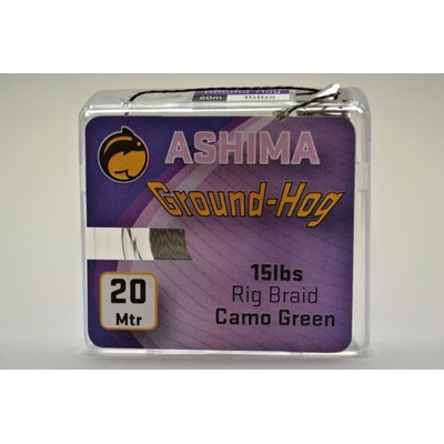 Ashima Extra potápavá šnúra Groundhog 20m 15lb GREEN
