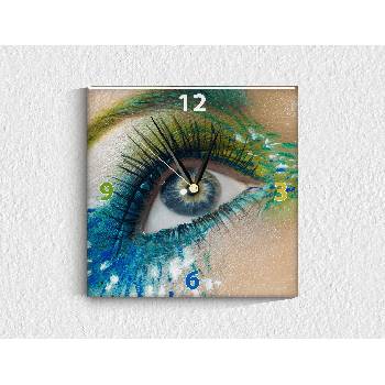 Image 1 of Стъклен стенен часовник 030