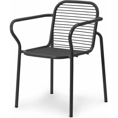 Normann Copenhagen Židle s područkami Vig, black