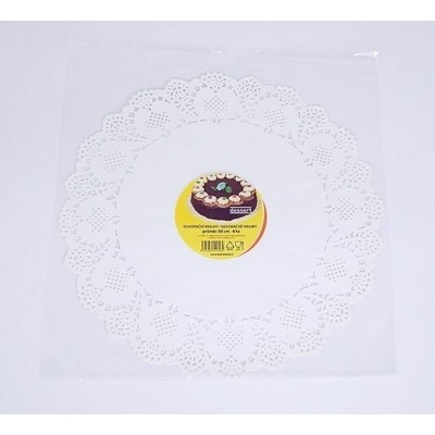 Krajka 8ks Dessert kulatá 30cm