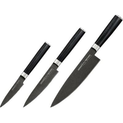 Samura MO V Stonewash sada 3 kuchyňských nožů box