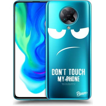 Pouzdro Picasee silikonové Xiaomi Poco F2 Pro - Don't Touch My Phone čiré