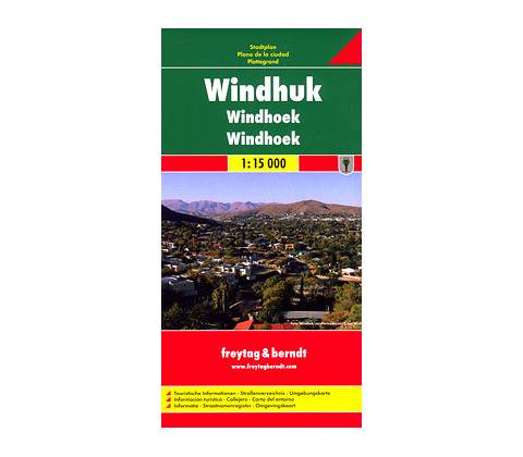 Plán města Windhoek