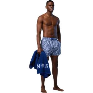 North Sails Бански гащета North sails Allover Volley swimming shorts - Blue (Navy Blue / White)