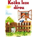 Kočka leze dírou