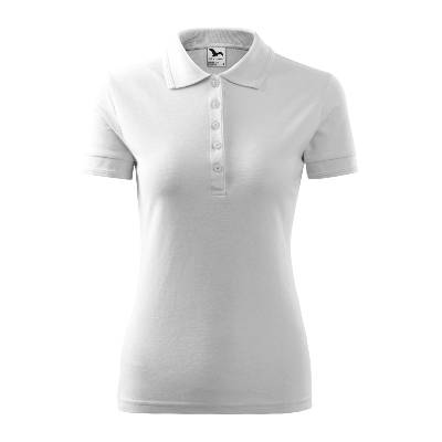 Malfini pique polo 210 / Дамска поло риза - бяла xs (2100012)