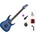 Ibanez RGA42FM-BLF Standard SET Blue Lagoon Burst Flat Електрическа китара