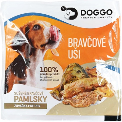 DOGGO Sušené bravčové uši 300 g