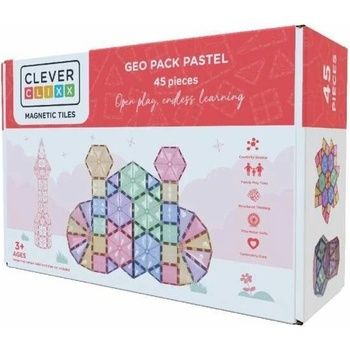 Cleverclixx Geo Pastel sada 45 ks